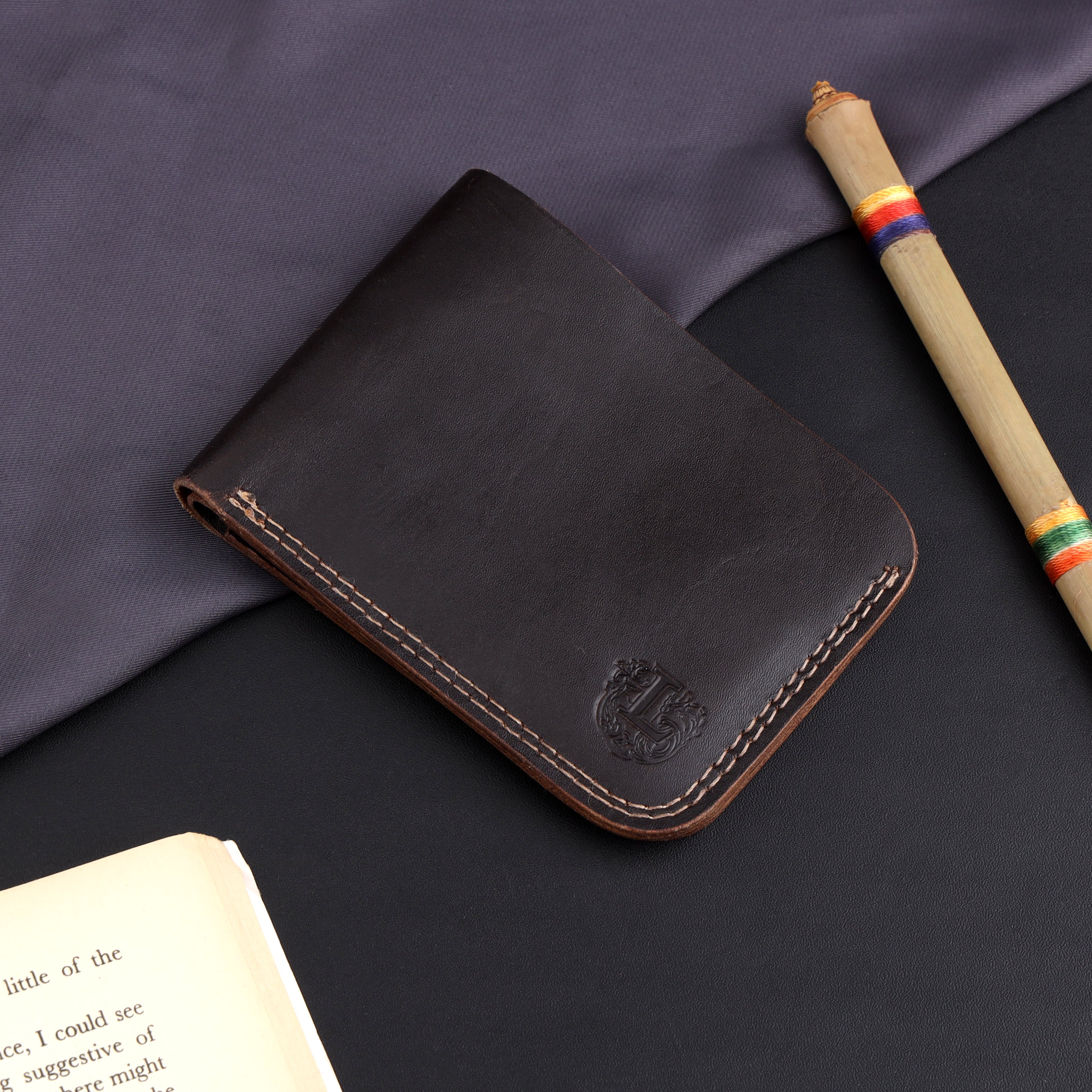 VESSEL Z - TRADIONAL COFFEE LEATHER WALLET VOL-01
