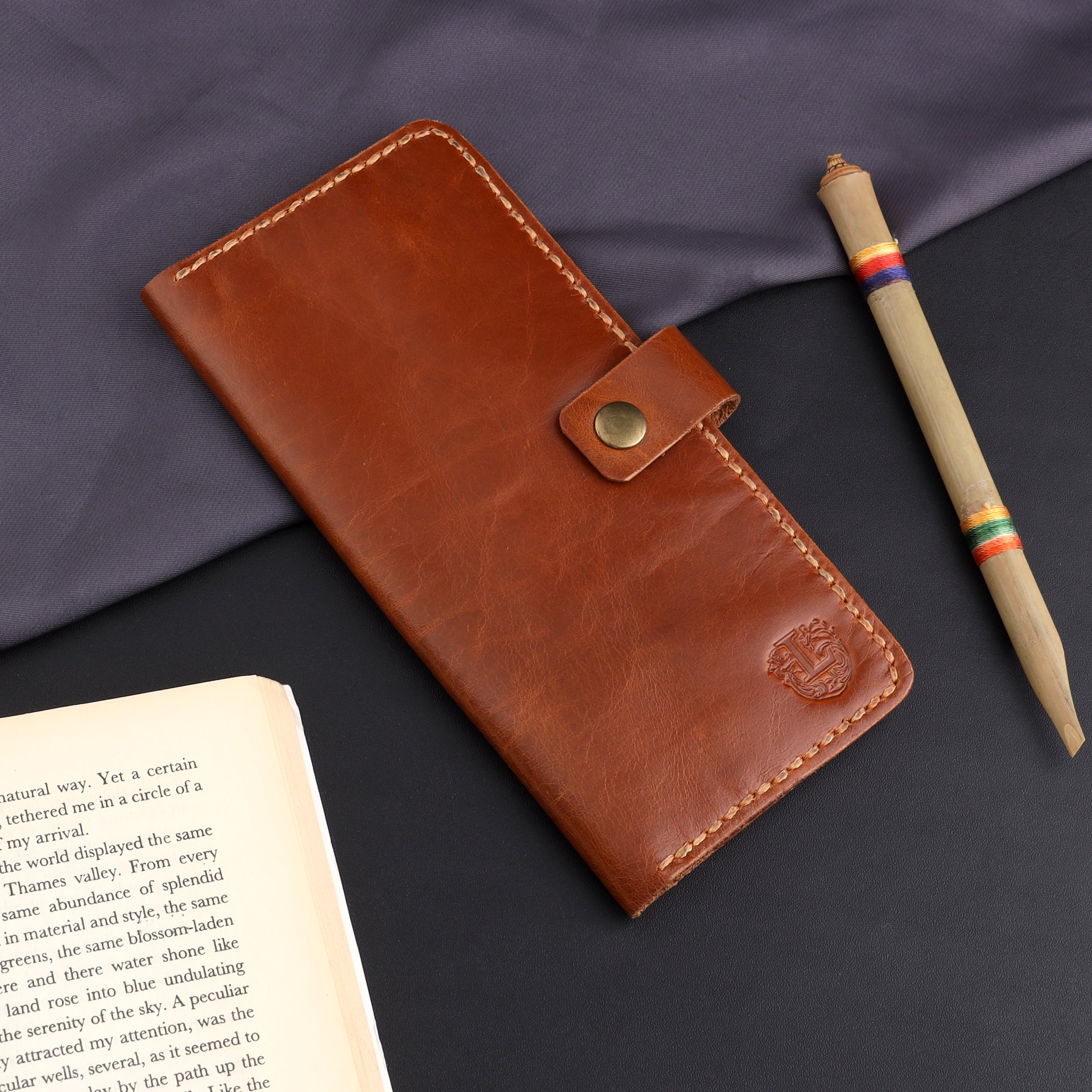 RETRO GENUINE LEATHER PURSE/WALLET VL-001 NEW