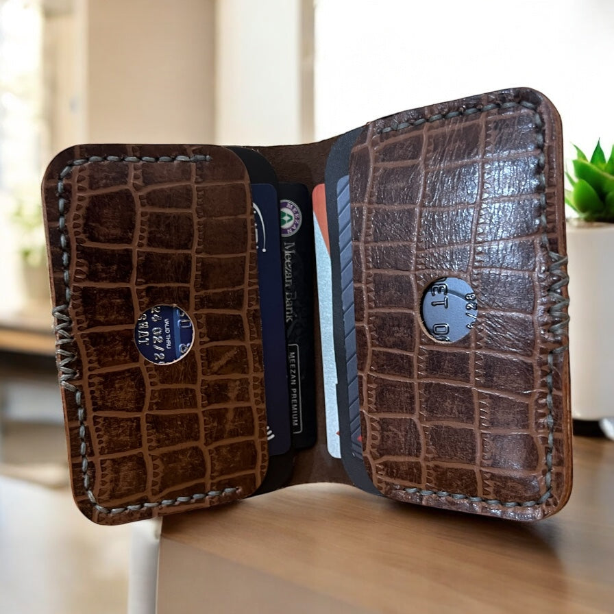 MINIMAL CLASSIC - FLAMINGO HAND MADE COFFEE LEATHER VOL-01